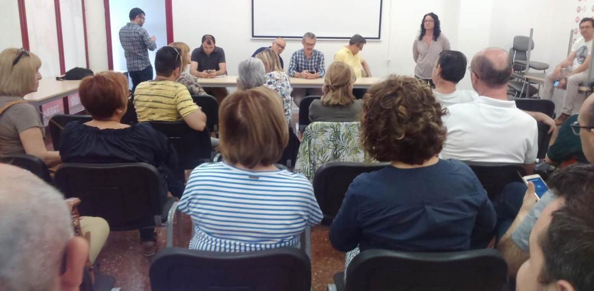 Momento de la asamblea realizada.
